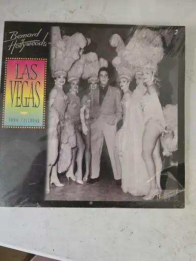 Relive the glamour of Hollywood's Golden Era with this vintage 1988 Bernard Hollywood's Las Vegas ca...