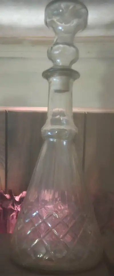 big vintage  wine/liquor decanter, View more