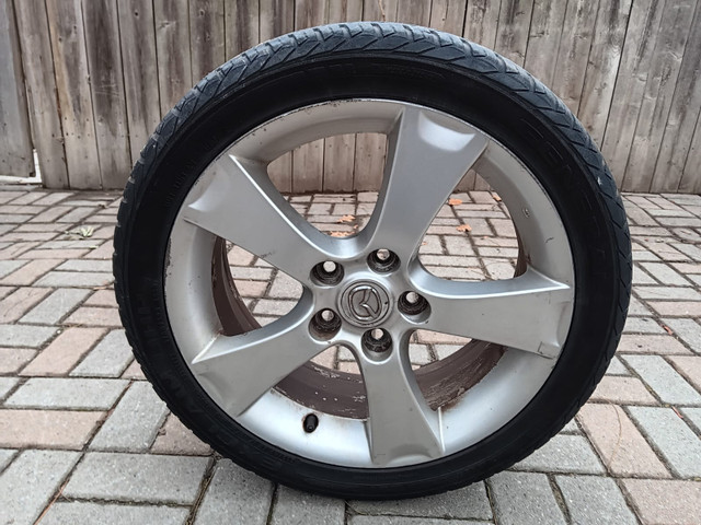 Set of 4 Tires (General) and Rims (2007 Mazda 3 Protege) in Tires & Rims in City of Toronto