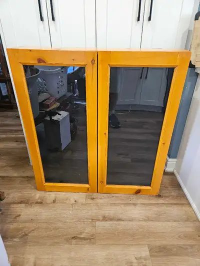 Rustic Solid Wood Display Cabinet / Media Storage Shelf, View more