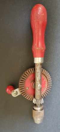 Vintage Eggbeater-style Manual Drill Hand Tool