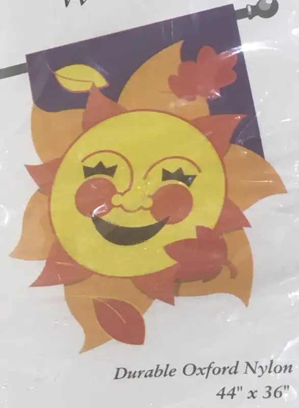 Go Fly a Kite - WIND DESIGNS - "Autumn Sun" BANNER (2000) in Arts & Collectibles in Calgary - Image 2