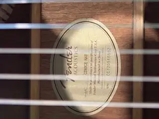 Fender Acoustic/Electric Guitar, View more