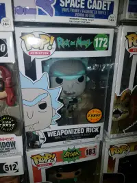 Funko Pop Rick and Morty Weaponized Rick CHASE EDITION