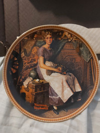 Dreaming in the Attic Norman Rockwell Plate