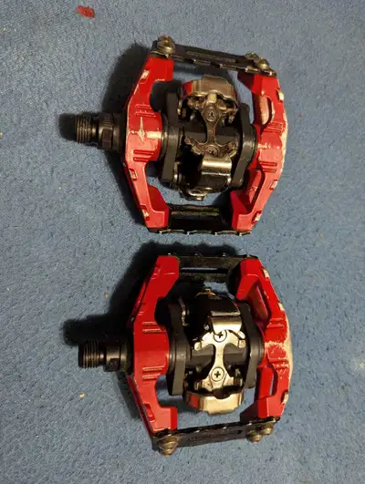 Vintage Shimano DX PD-M636 Platform SPD Pedals, View more