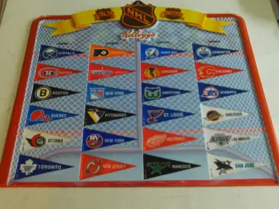 PRESENTOIR KELLOGG'S DE MINI FANIONS DE HOCKEY 1992, View more