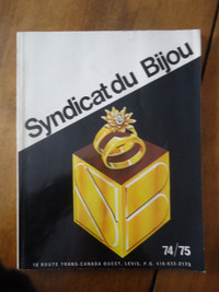 !974/75 Catalogue Syndicat du Bijou Lévis De tout pour tous