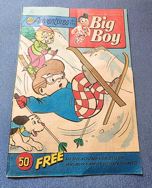Vintage Adventures of Big Boy Comic #422 Winter 1992 Restaurant in Arts & Collectibles in Grand Bend - Image 2