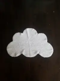 White Cloud Rug for Kids Bedroom