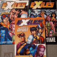 COMICS..EXILES 5 issues all in fine condition