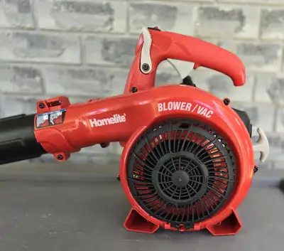 Homelite 26cc 2-Cycle Gas Leaf Blower and Vacuum Model UT26HBVEM, View more