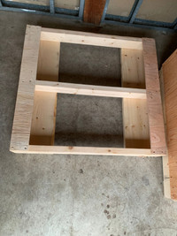 2 Used wooden 48x40 Grade A or B pallets for sale