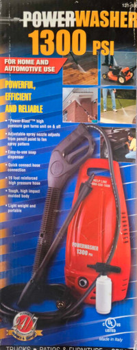 I deliver,  HDPowerWasher 1300 PSI HD1300