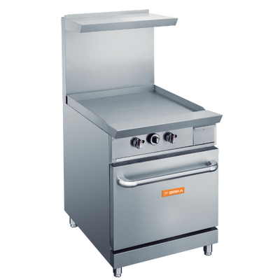 Brika Gas Range with 24″ Griddle, View more