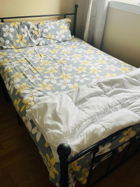 Double size Bed frame and Mattress 