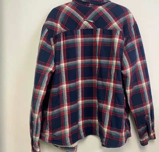 40 EAST - Men's Sherpa Lined Flannel Shirt Jacket (Size:XL) in Men's in City of Montréal - Image 4