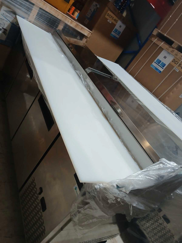 Commercial triple door pizza prep cooler!110v! cold in Refrigerators in Calgary - Image 2