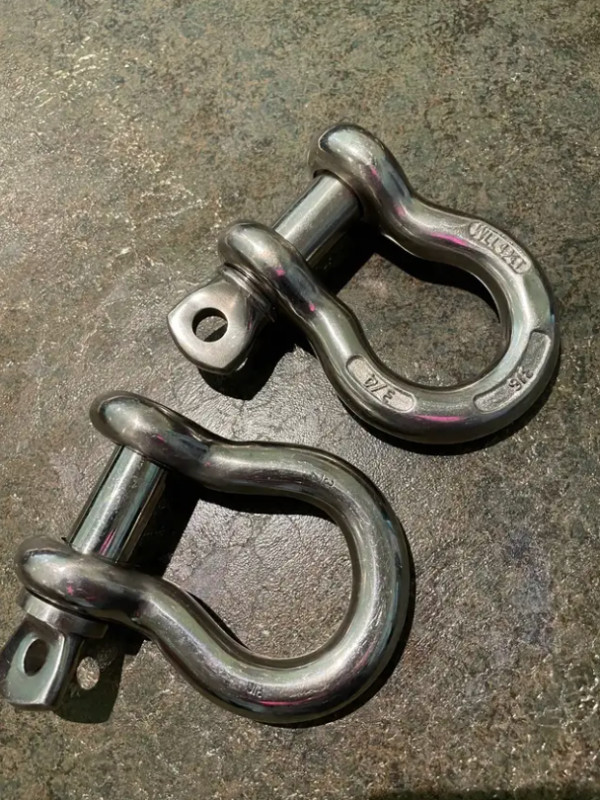 2x Stainless Steel 316-NM; 3/4" ANCHOR SHACKLE in Boat Parts, Trailers & Accessories in City of Halifax