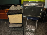 1971 Gibson solid state amp 1964 Symphonic tube amp