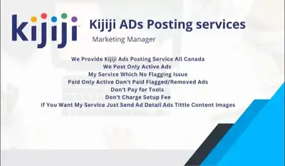 Kijiji Ads Posting Expert – All Canada, View more