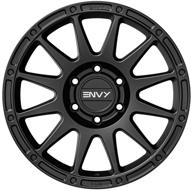 4 All Terrain 35” 12 ply tires on 20” ENVY Alloy Rims in Tires & Rims in Regina - Image 2