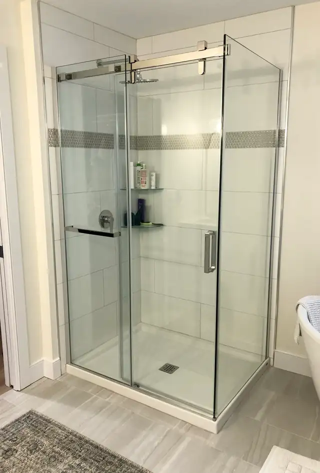Shower door installation547962646462484488