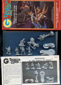 2032 Encounter At The Temple of Chaos AD&D RPG 25mm Metal 1988