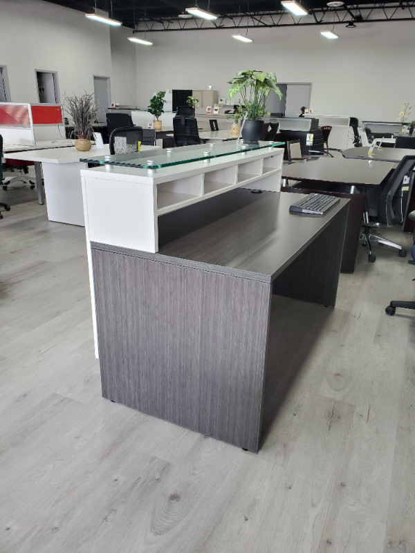 ***Contrasts Reception Desks w/Glass Counter From $499*** in Desks in Markham / York Region - Image 3