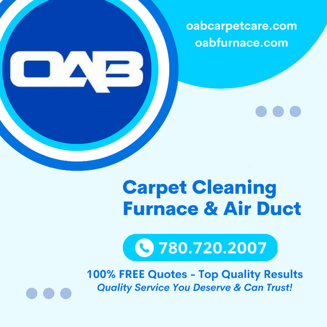 Professional Carpet, Furnace & Air Duct Cleaning in Cleaners & Cleaning in Edmonton
