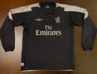 2004-2005 Incredible Chelsea Long Sleeve Away Jersey – Large