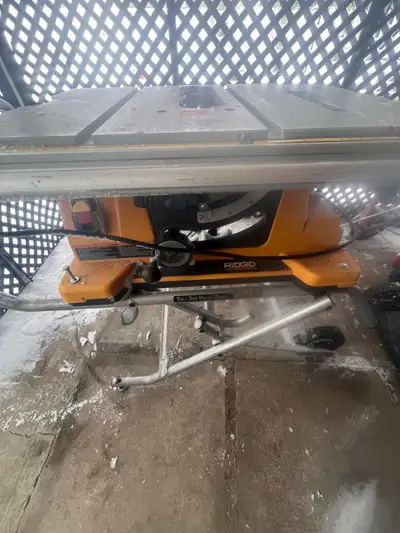 Ridgid Table Saw, View more