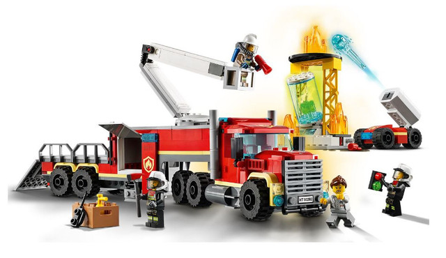 LEGO City L’unité de commandement des pompiers, Ensemble de cons dans Jouets et jeux  à Longueuil/Rive Sud - Image 2