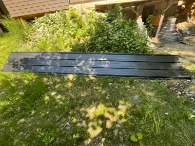 3 feuilles de tôle noire de 18 pieds long, 32 pouces large., View more