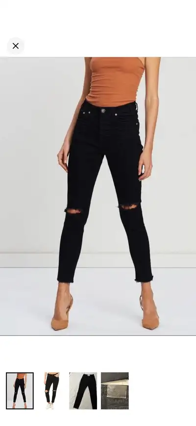 One Teaspoon High Waist Freebird Jeans, View more