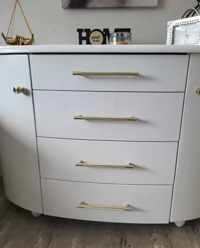 I'm selling a totally refinished white sideboard that's in like new condition and ready to add some...