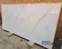 4x8ft 3mm Marble style wall panels shower bathroom back splash