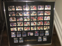 1996  Mcdonalds glass framed  3D hockey