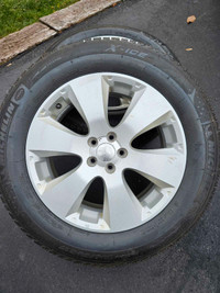 Snow tires and rims Subaru