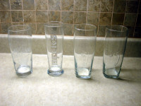 4 High Quality Beer Glasses Canadian Beck’s Budlight - $5 each