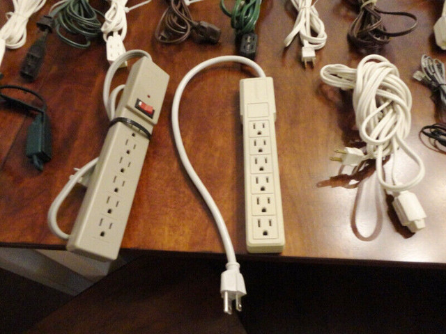 2 Power Bars, 17 Phone Line Cords &Filters & 10 Extension Cords in General Electronics in Kitchener / Waterloo - Image 2