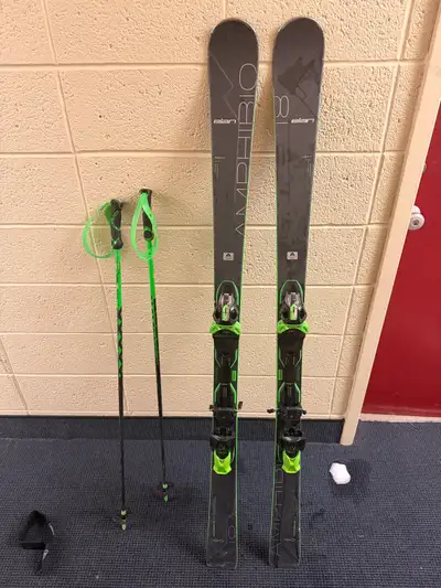 Elan Amphibio Ski + K2 Poles, View more