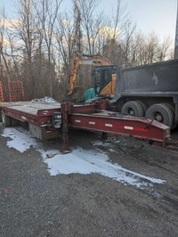 Equipment float services, Dump Truck Services