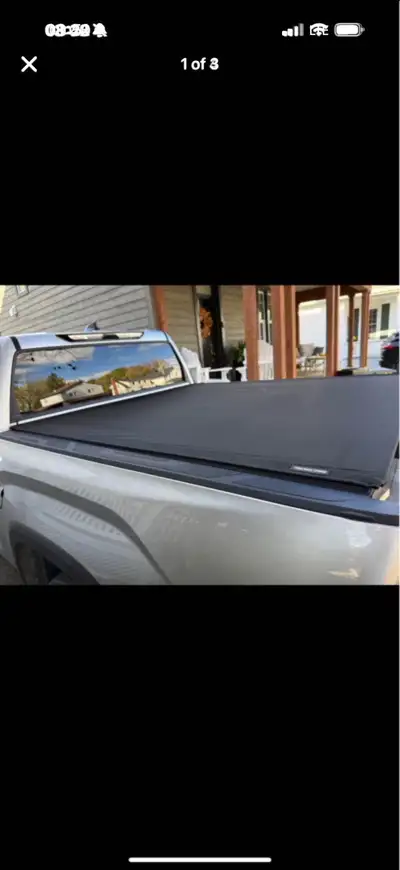 Roll up tonneau cover for new generation Toyota tundra with short box. Was on truck for one year and...