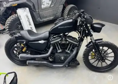 Sportster 883 with lots of extras included has 19,000 km and will have a fresh safety. Email or text...