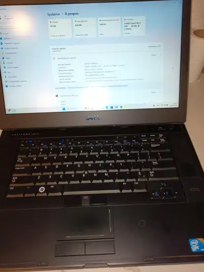 Laptop DELL LATITUDE E6520 Processor : Intel(R) Core(TM) i5 M540@2.53 Ghz Memory : 8 GB Disk Drive :...