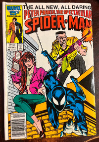 1986 Peter Parker The Spectacular Spiderman #121 Comic For Sale