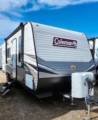 Coleman lantern 214BH camping trailer by Dutchmen 