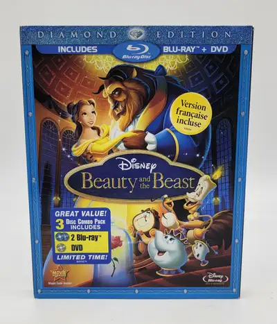 Disney Movie Rewards Diamond Edition Beauty and the Beast Bluray, View more