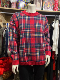 Mock turtleneck, knitted long sleeve sweater, size XL